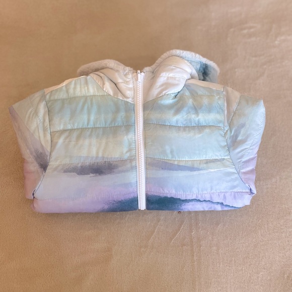 Abercrombie Kids Reversible Zip Toddler Puffer Coat - Size 5/6 - Picture 12 of 14